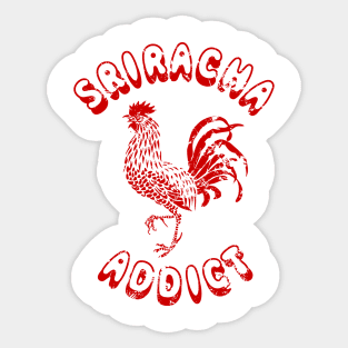 Sriracha Addict {Vintage} Sticker